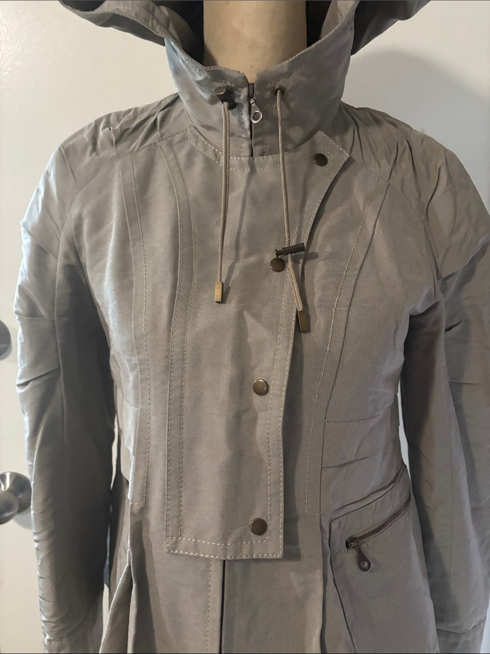 Richard Chai khaki Hooded Women's Jacket